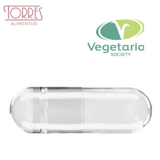 Capsula Vegetal Vazia Incolor Vegana