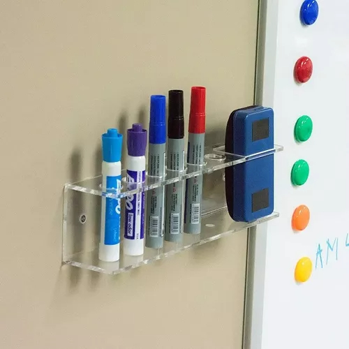 Suporte Para Apagador E Canetas Quadro Branco