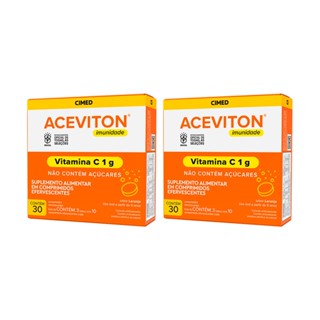 Vitamina C Aceviton Imunidade 60 Comprimidos Efervescentes