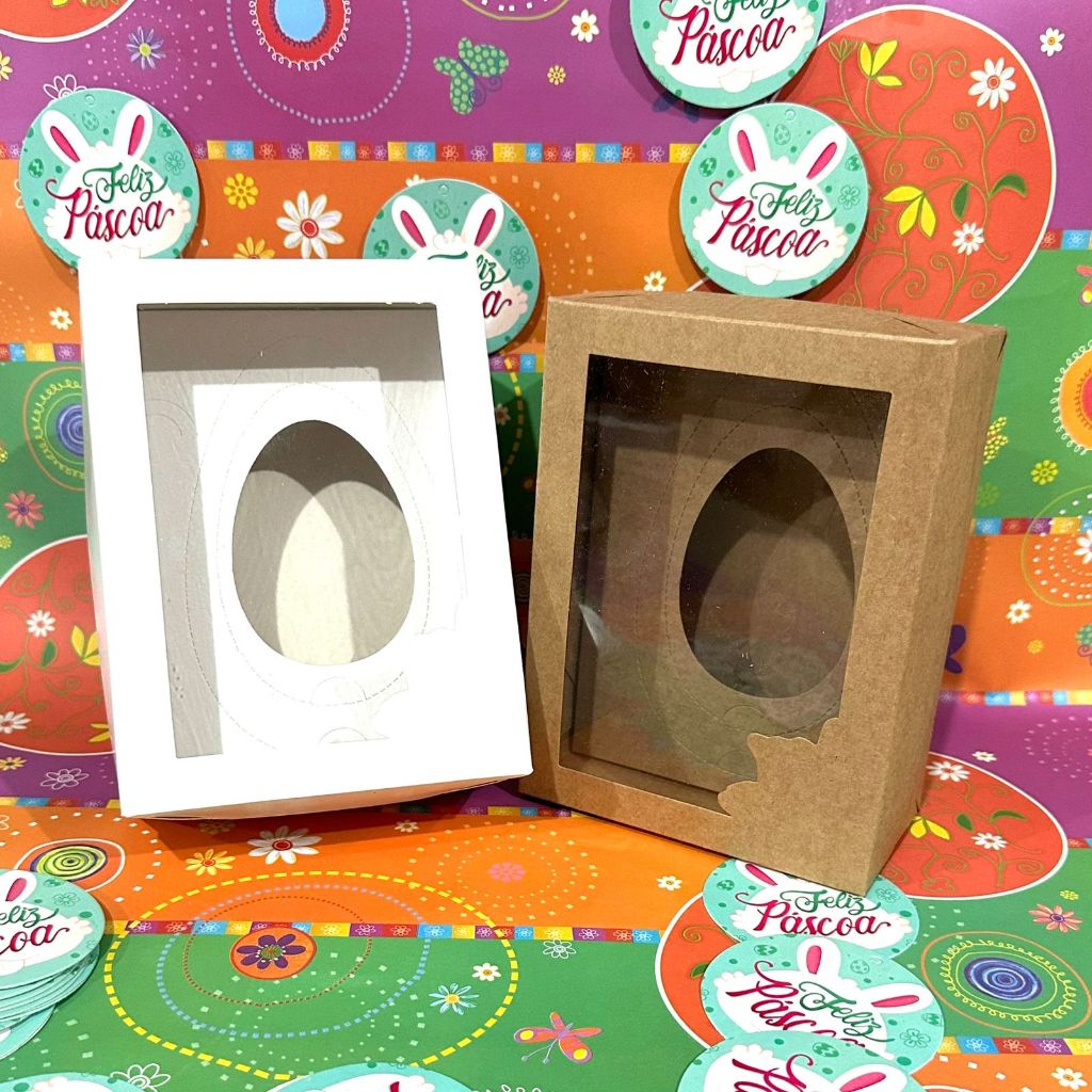 20 Unidades Caixa Para Ovo De Colher Pascoa Caixa Degustação 1 Ovo / Cavidade em Oferta na Shopee