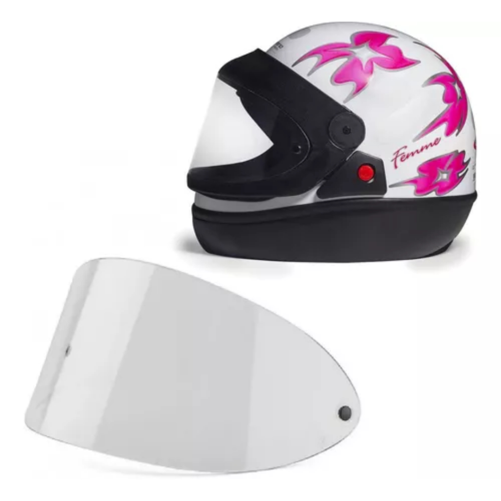 Viseira Capacete Moto Cristal Taurus - San Marino 0.8mm (1010C)