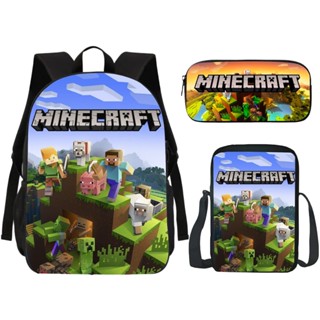 Kit Mochila Com Lancheira E Estojo Escolar Infantil Volta as Aulas Game Cubo Desenhos E Séries em Oferta na Shopee
