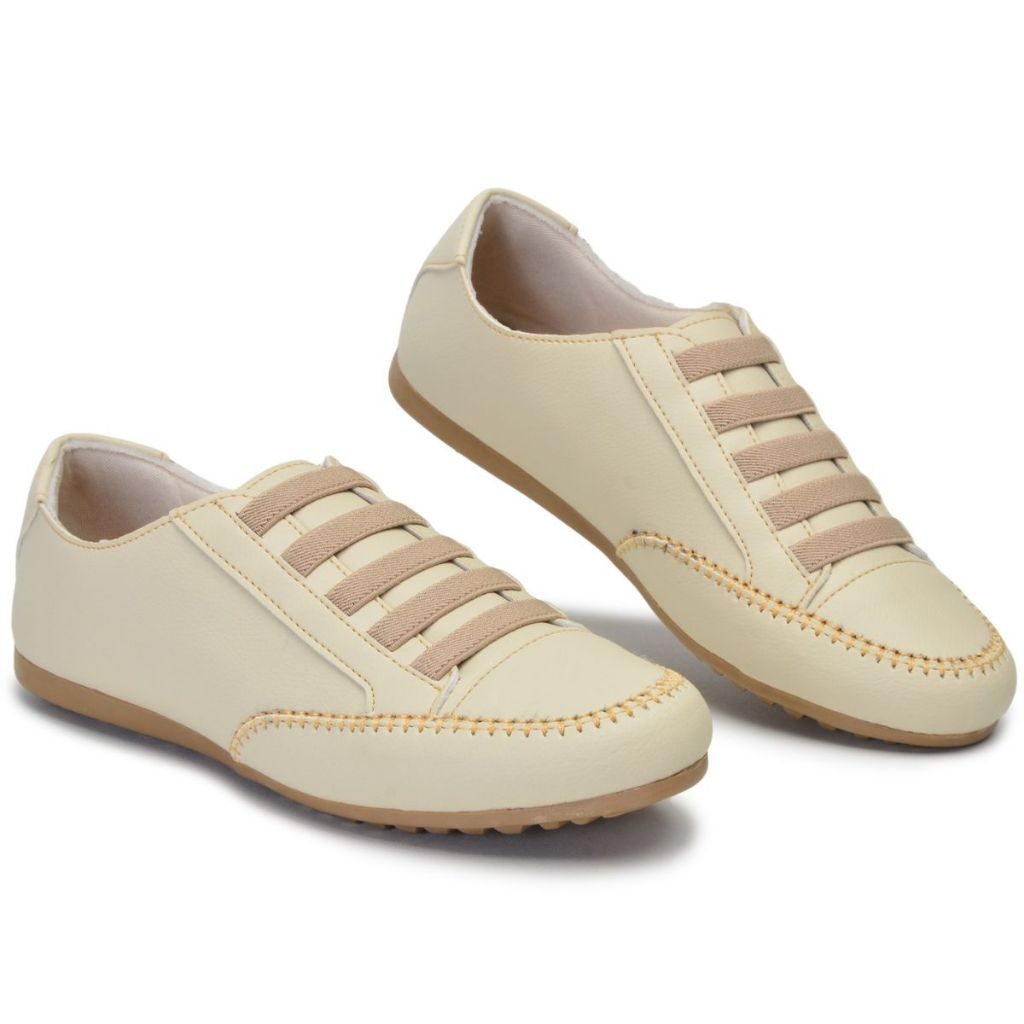 Mocassim Feminino Tênis Casual Sapatênis Muitíssimo Confortável Com Elástico Fattor Shop