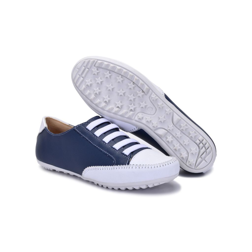 Tênis Mocassim Feminino Sapatênis em Couro Macio Confortável Casual Dia Dia Fattor Shop