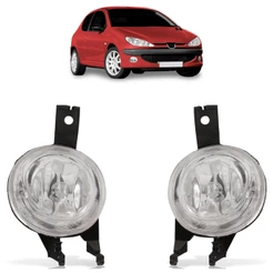 Farol Milha Auxiliar 206 1998 1999 2000 2001 2002 2003 2004 Boquinha Lente Lisa Vidro