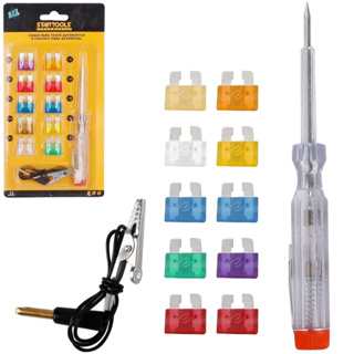 Kit Fusível Automotivo Chave Teste Garra Jacaré Universal em Oferta na Shopee