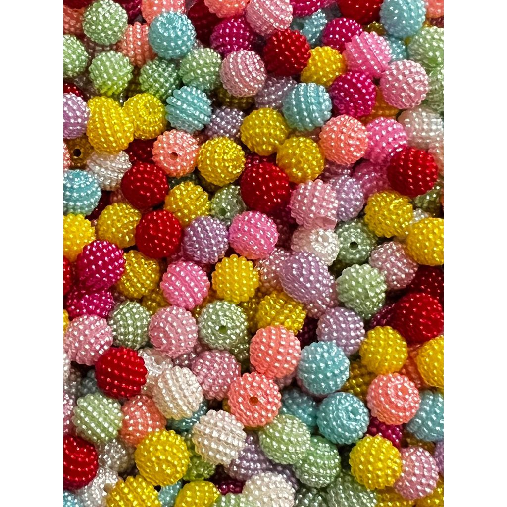 Pérola Craquelada tamanho 10mm (1cm) com furo passante 250 Unid. em Oferta na Shopee