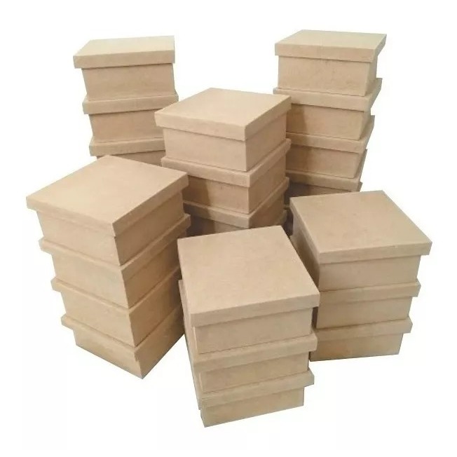 Caixinha Caixa MDF 10x10x5 caixa para lembrancinha caixinha para convite padrinhos batizado casamento noivado cha de bebe cha revelação caixinha para 15 anos caixinha para doce