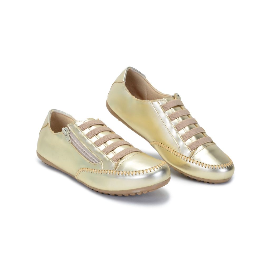 Sapatênis Mocassim Feminino Tênis Casual Com Zíper Calce Facil Dia Dia Fattor Shop em Oferta na Shopee