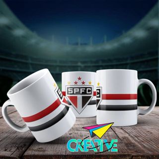 Caneca Times De Futebol São Paulo - Personalizada em Oferta na Shopee