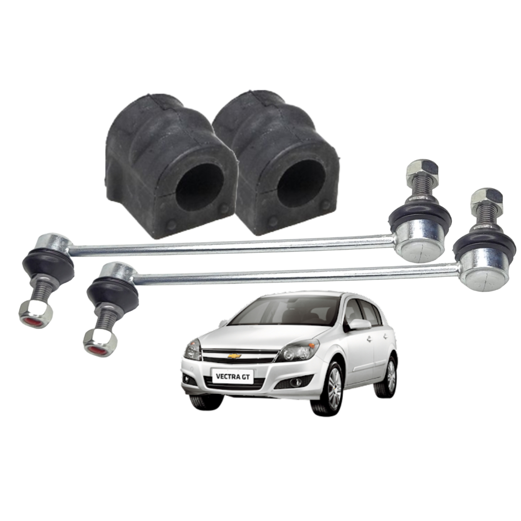 Kit reparo bucha e bieleta da barra estabilizadora dianteira Vectra GT 21mm