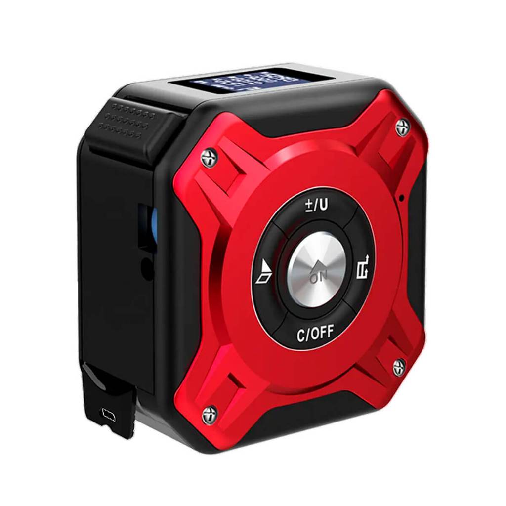 Trena Laser Digital Multifuncional [Vermelho] Marca Exbom Modelo TEM-Q45