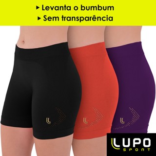 Short Lupo Original Bermuda Legging Fitness Feminino Attack Sport Corrida Academia Vôlei T...