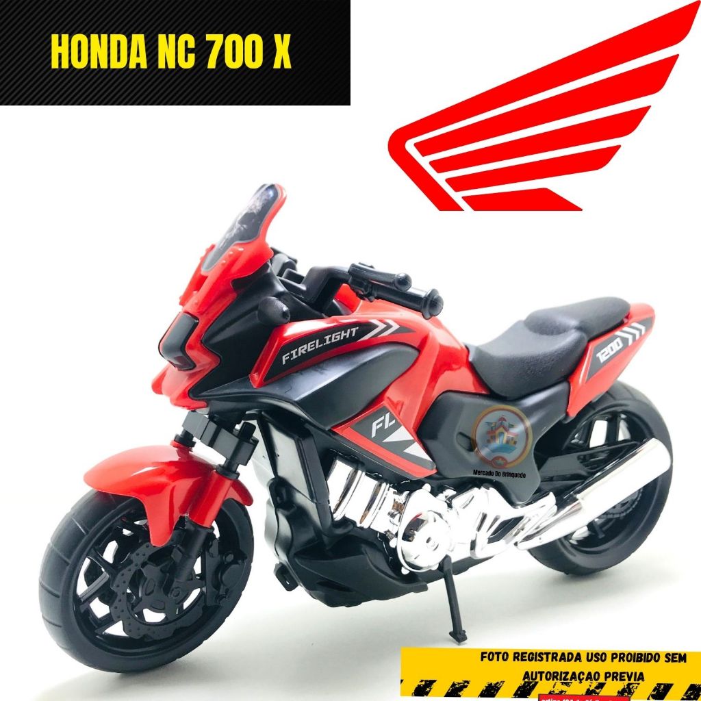 Moto de Brinquedo Grande Honda NC700 Brinquedo para Presente