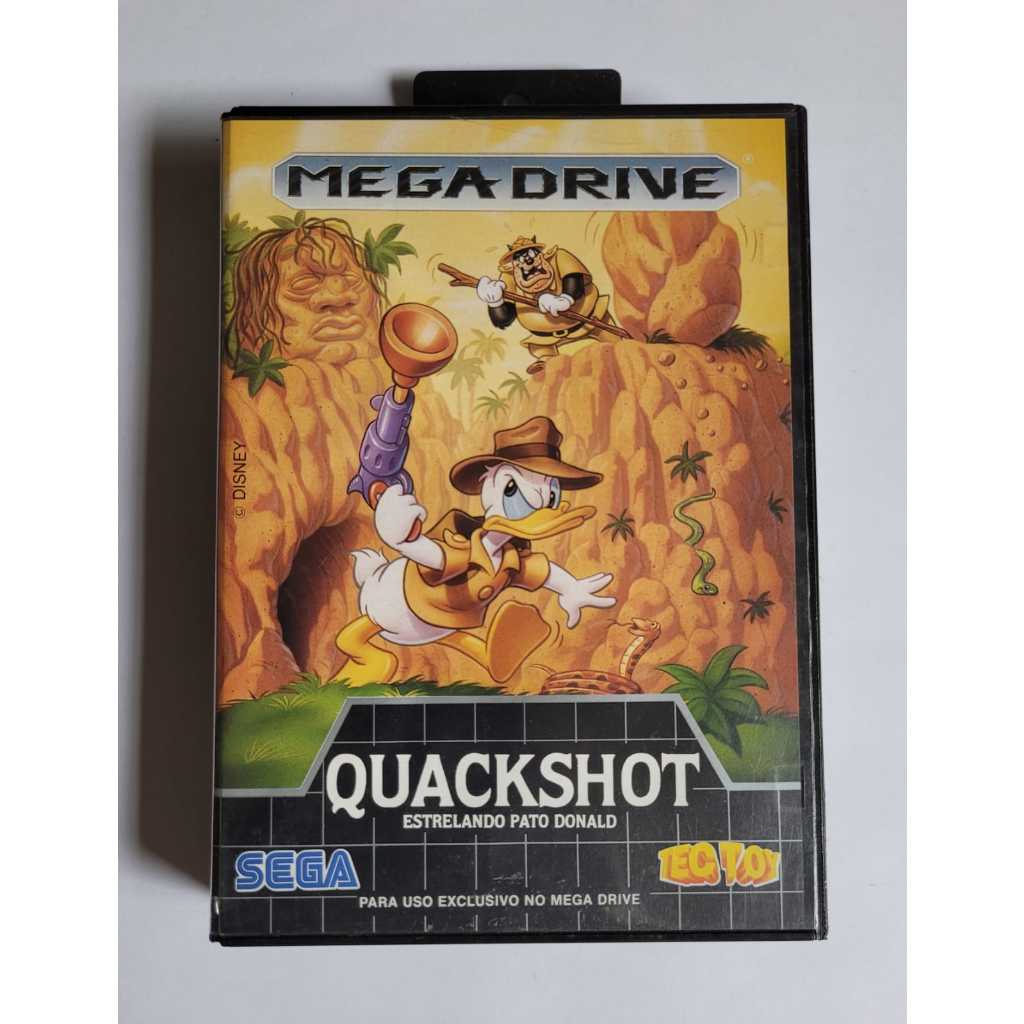Quackshot - Estrelando Pato Donald - Tec Toy - Mega Drive