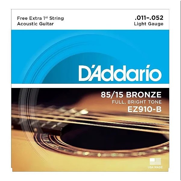 Encordoamento Daddario EZ910-B P/ Violão Aço