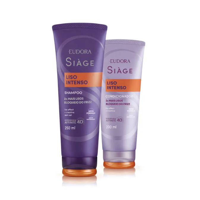 Siage Eudora Liso Intenso Shampoo 250ml + Condicionador 200ml