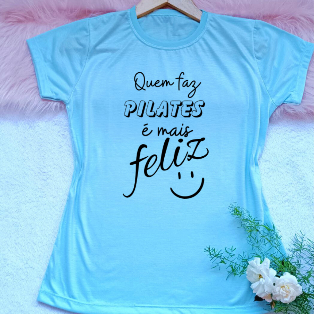 Camiseta feminina blusa camisa t shirt academia pilates crossfit várias cores — imagem 2 de 2