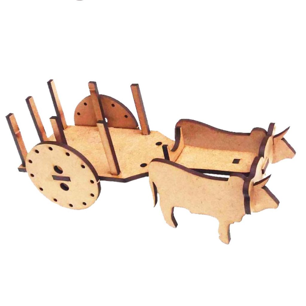 Kit 12 mini carroça carro de boi 16cm mdf cru lembrancinha fazendinha country junina porta mini garrafa cachaça doces