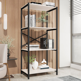 Estante Livreiro Steel 76cm Estilo Industrial com Pés em Aço em Oferta na Shopee