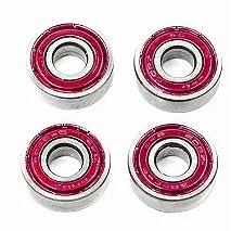 4 Rolamentos Abec 5 608zz 8x22x7 Kit 4 Rolamento Abec-5 P/ Skate Patins Patinete Roller Spinner