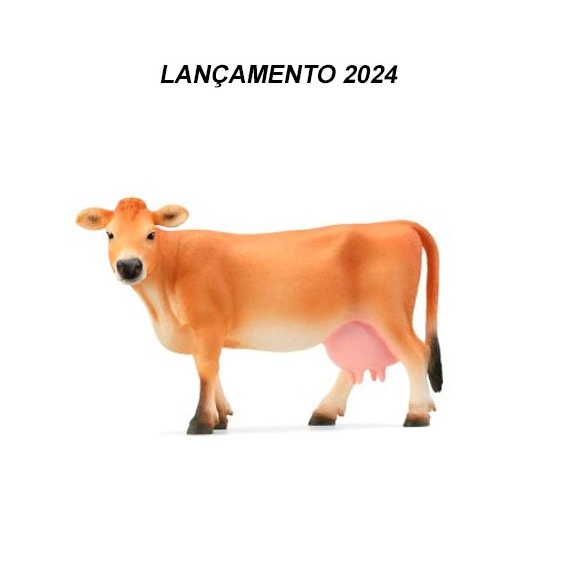 Figura Colecionável Schleich - Vaca Jersey - 13cm comprimento - cód 13967
