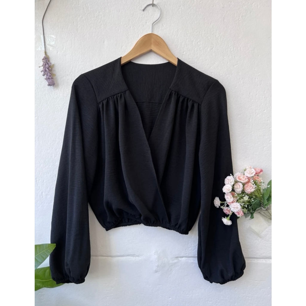 Camisa Feminina MANGA LONGA Tecido Duna em Oferta na Shopee