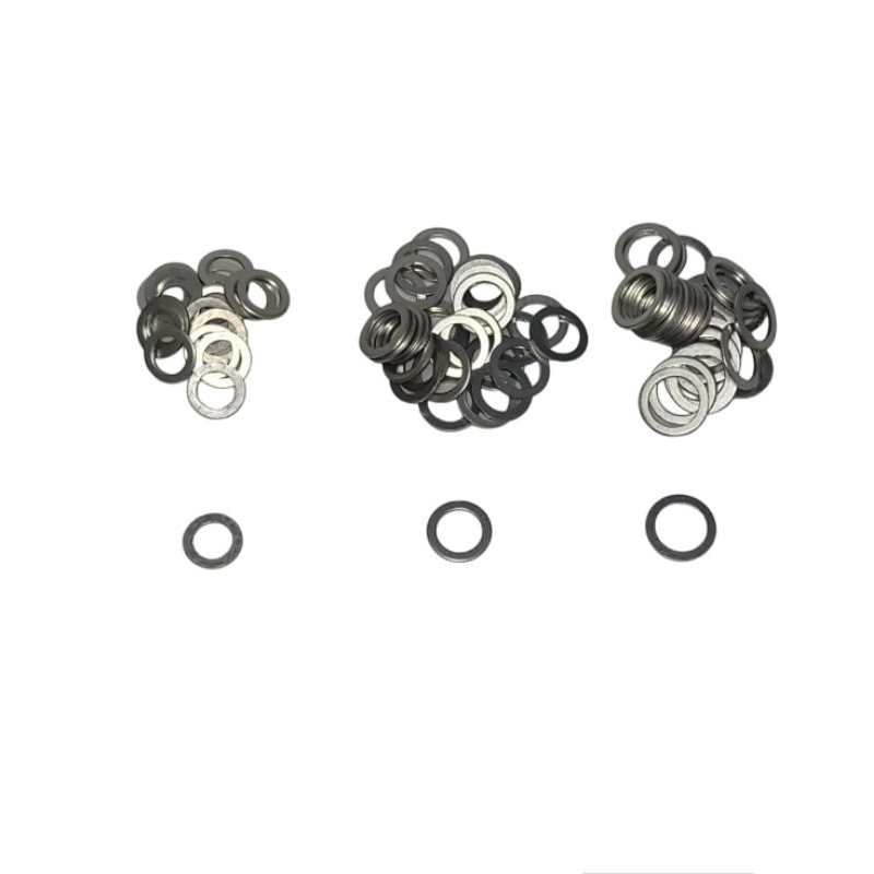 Kit Arruelas Aluminio Vedação Bujão Carter 10mm / 12mm / 14mm - 50 unidades cada