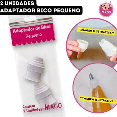 Adaptador de Bico de Confeitar Pequeno c/2 - Mago · foto 2