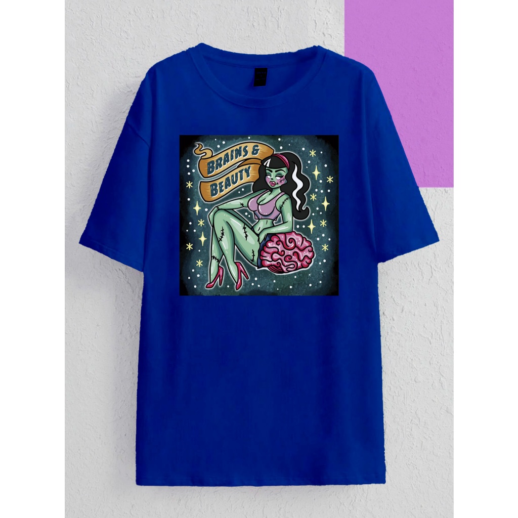Camiseta Oversized Unissex Skatista Simples Blusa Estilo Rua Streetwear Manga Curta 3/4 Old School 