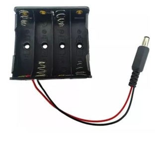 Suporte 4 Pilhas Aa Canoa Com Plug P4 P/ Arduino [ CÓDIGO 708 ] em Oferta na Shopee