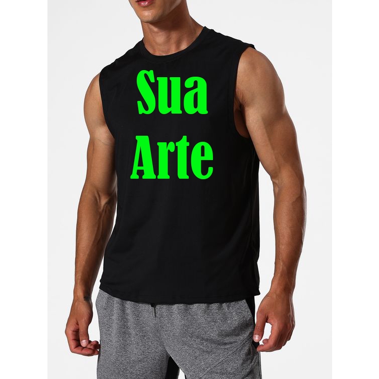 Regata Camisa camiseta personalizada - Basico - Treino - Academia - Empresa - uniforme - sua logo