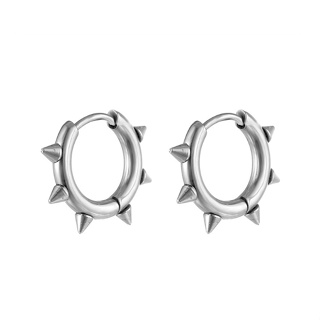 Brinco Argola Spike - Espinhos em Aço Cirúrgico Unissex em Oferta na Shopee