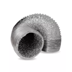 Duto Flexível Aluminizado 6 Polegadas / 150mm Rolo 2m Tubo