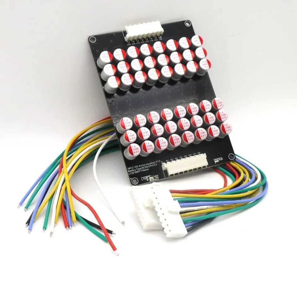 Balanceador Equalization Ativo 13/16s 48v Bateria Liito3.2v NCM/LFP