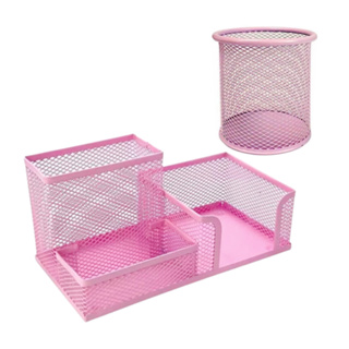 Kit Escritório Porta Caneta Lápis + Porta Treco Organizador Mesa em Oferta na Shopee