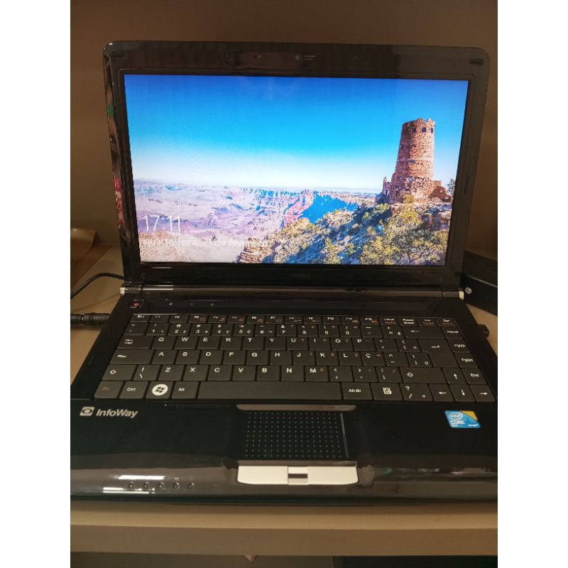 Notebook Infoway SSD 120Gb/4Gb de RAM/ Pentium Dual Core 2.20Ghz