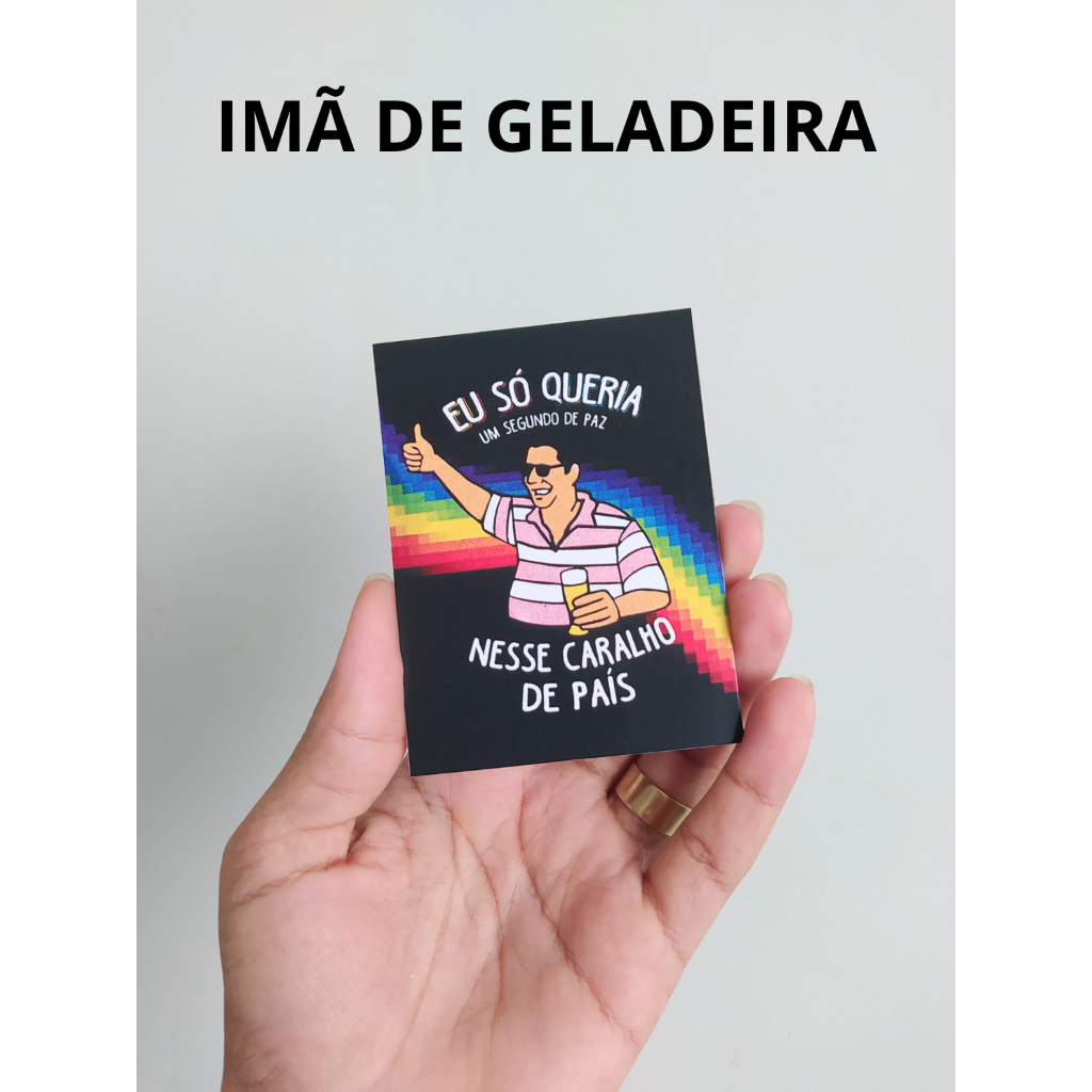 Imã de Geladeira Divertidos Zeca Pagodinho - Imã Divertido