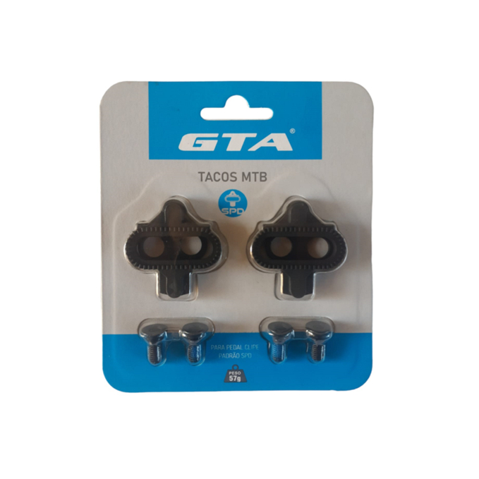 Taco para Sapatilha Bicicleta MTB Pedal Clip Padrão Shimano SPD Taquinho de Ciclismo Pedais Compatíveis: PD-M 520, M540, M324, M545, M424, M647, M959