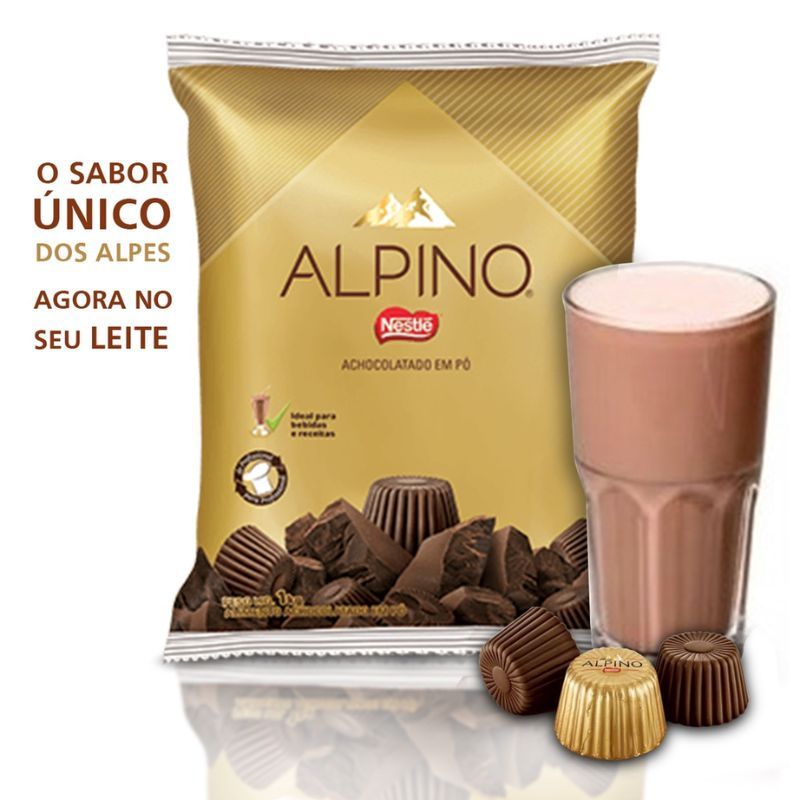 Achocolatado Em Pó Alpino Nestlé 1kg