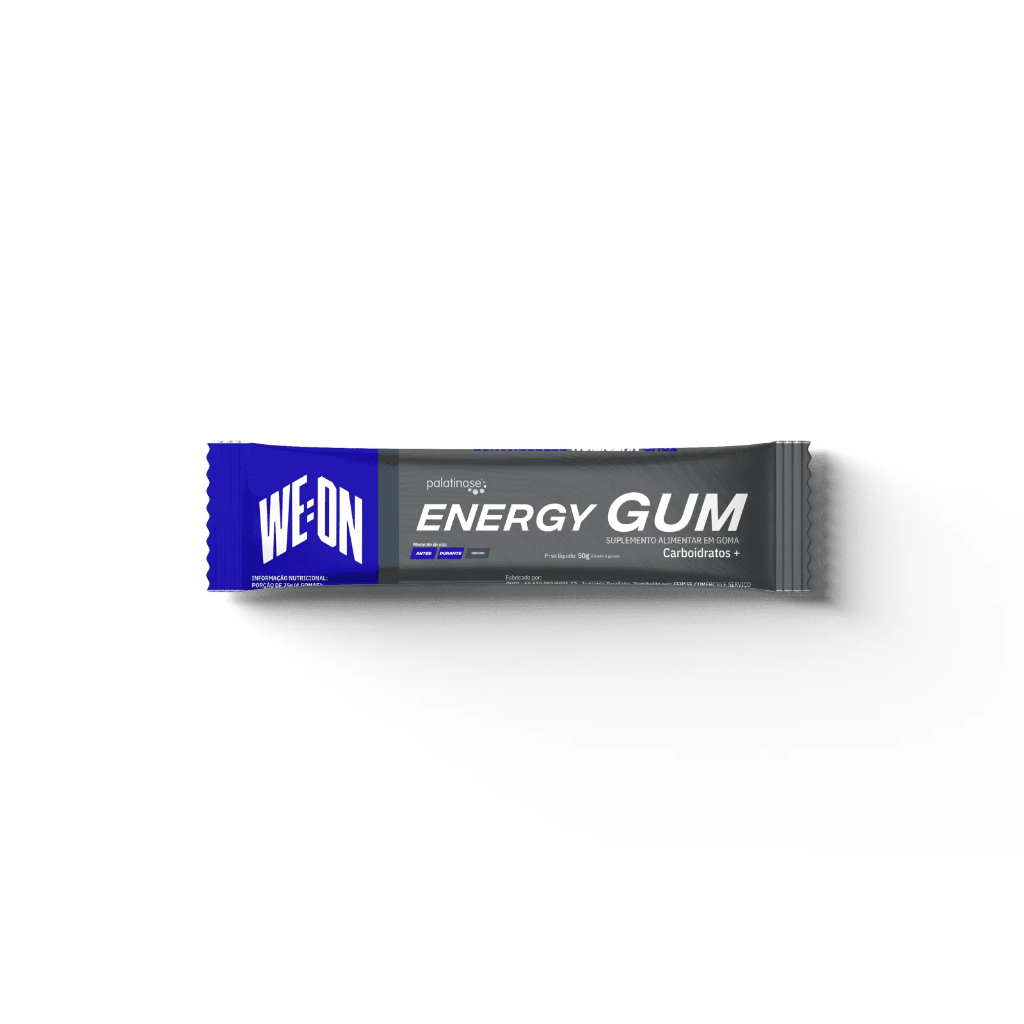 Energy Gum com Palatinose - Suplemento de Carboidrato em Goma - 600gr - Caixa com 12 unidades