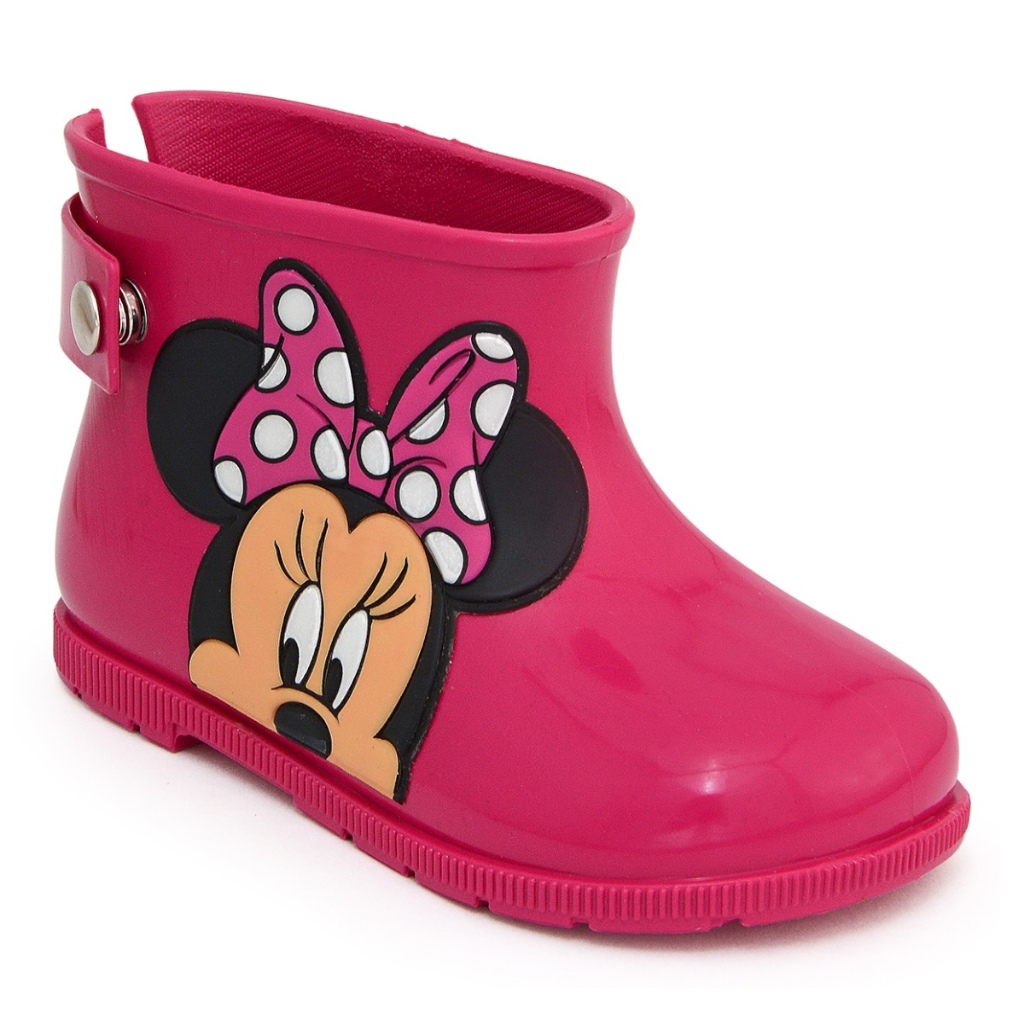 Bota Galocha Infantil Feminina Cano Curto Botinha Para Chuva 26 ao 31
