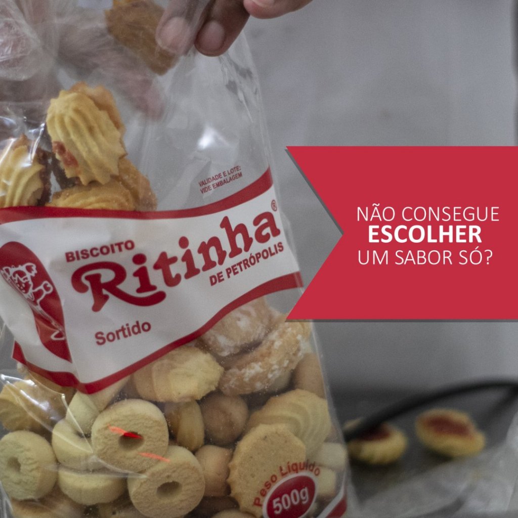 Biscoito Amanteigado. Meio quilo/500gramas. Ritinha de Petrópolis. Escolha o sabor em Oferta na Shopee
