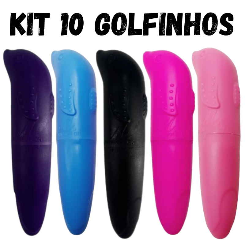 Kit 10 Vibrador Golfinho Ponto G Estimulador Duplo Clitóriano Revenda em Oferta na Shopee