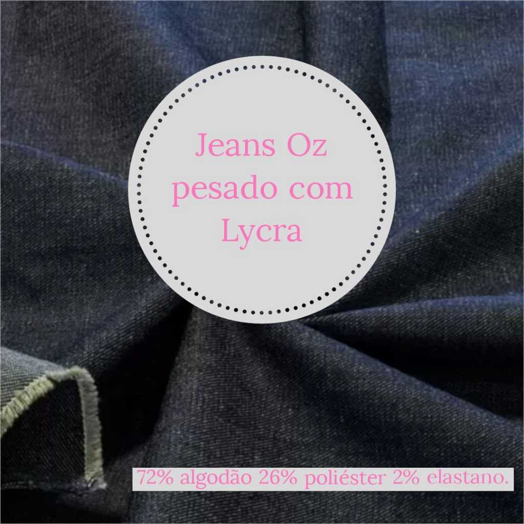 3 METROS JEANS OZ PESADO COM LYCRA  (3M X 1,50M)
