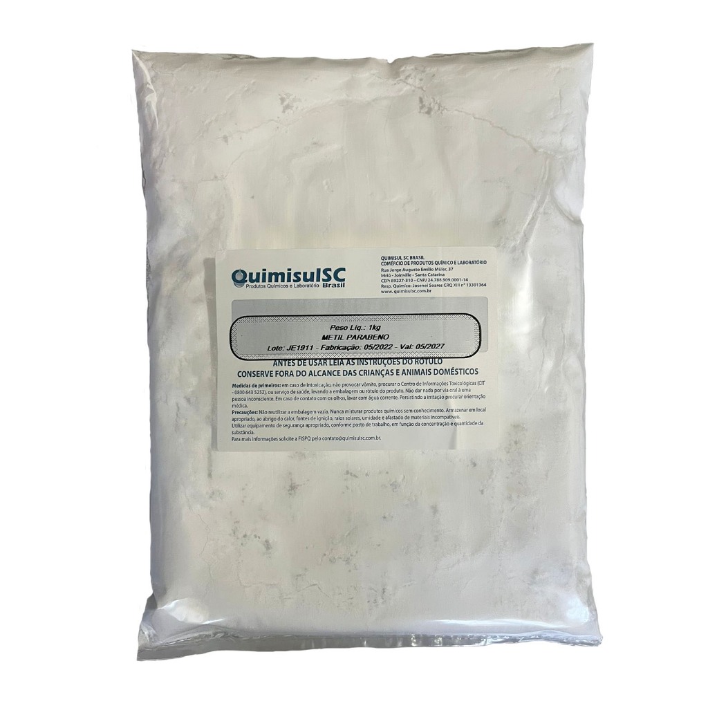 NIPAGIN - METILPARABENO 99,9% - 250G