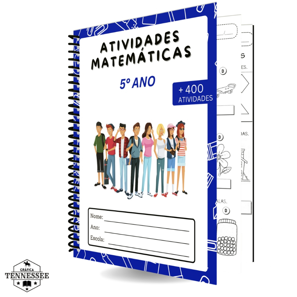 Apostila Atividades Matemáticas (5°Ano) +400 Atividades em Oferta na Shopee