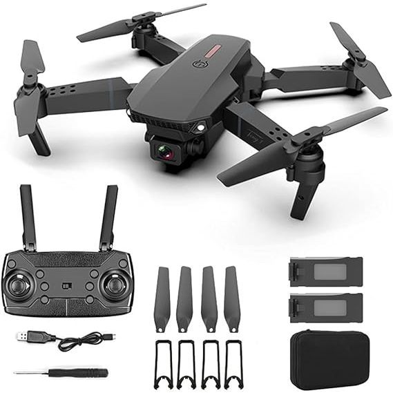 Mini Drone -E99 PRO / E88 PRO RC  4K Drone com WiFi, Fotografia aérea, Helicóptero, Quadcopter Dobrável, Dron Toys Origi