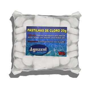 Pastilhas de Cloro 20g-1Kg, consum humano, piscinas em Oferta na Shopee