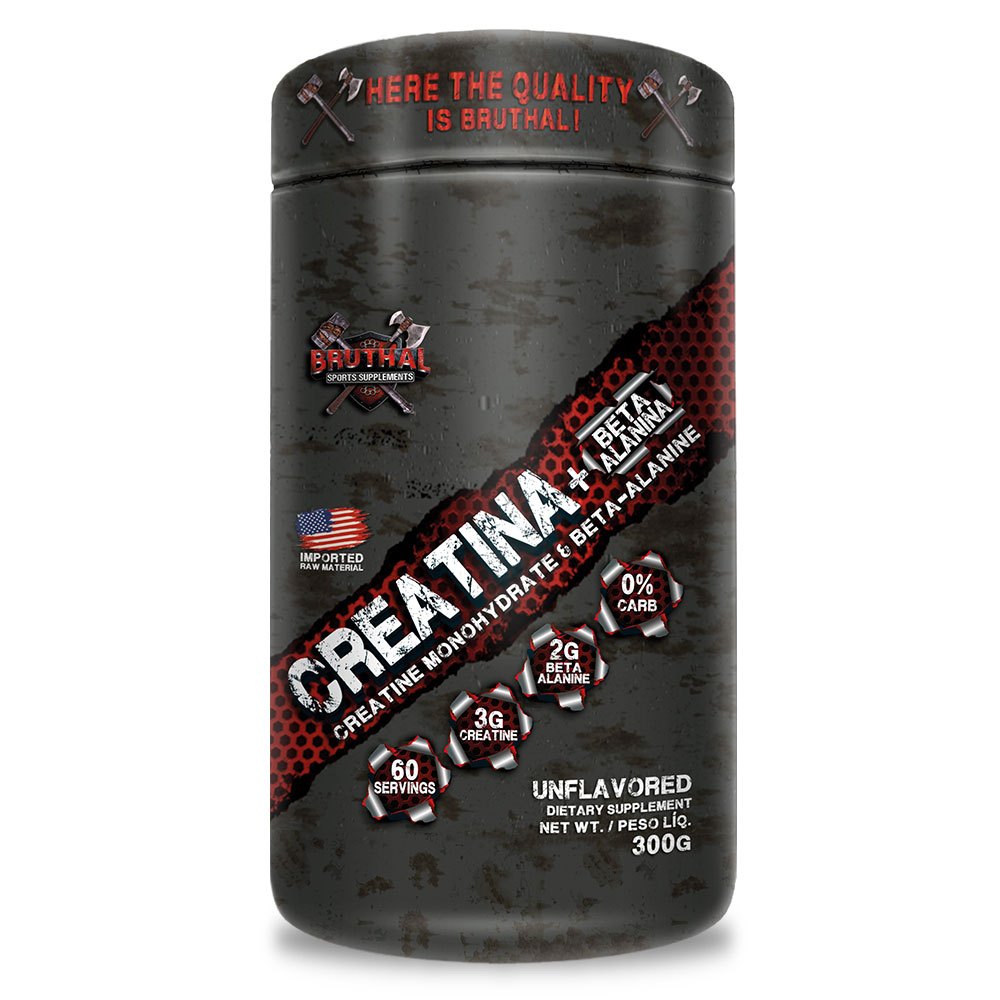 Creatina com Beta Alanina 300g - Bruthal Sports Supplements - Health
